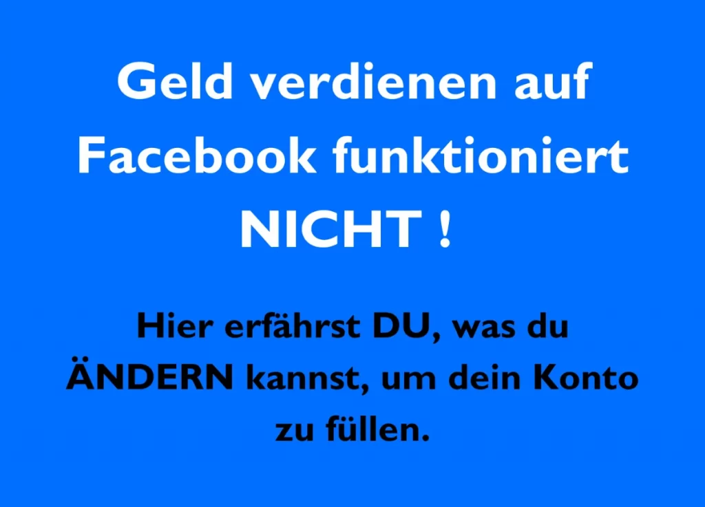 Affiliate Marketing auf Facebook guter Beispiel Post