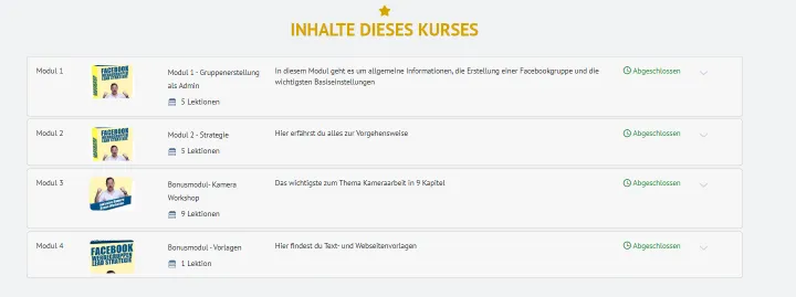 Inhalt Facebook Werbegruppen Lead Strategie Wolfgang Mayr