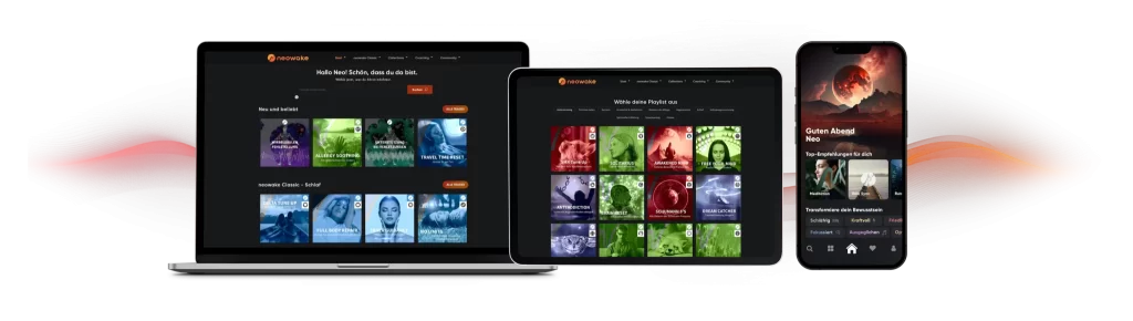 Neowake Erfahrungen Mockup Laptop iPad Smartphone