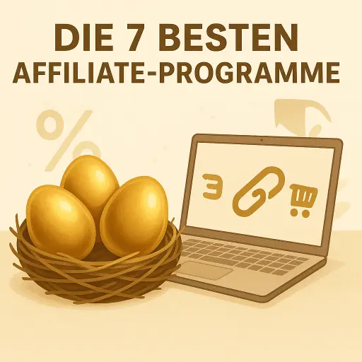 Die 7 besten Affiliate-Programme - goldene eier
