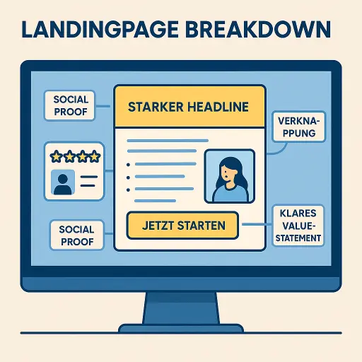 Lead Generation Funnel Landingpage Breakdown