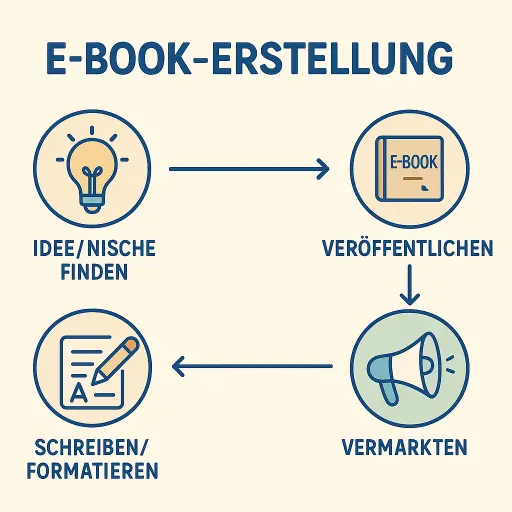 Mini E-Books verkaufen Prozess E-Book Erstellung