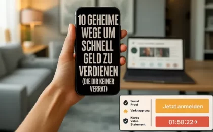 10 geheime Wege um schnell Geld zu verdienen
