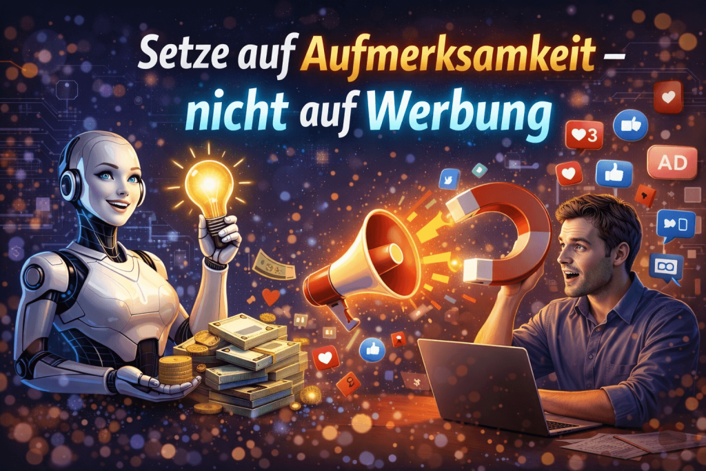 KI-Business starten - Aufmerksamkeit