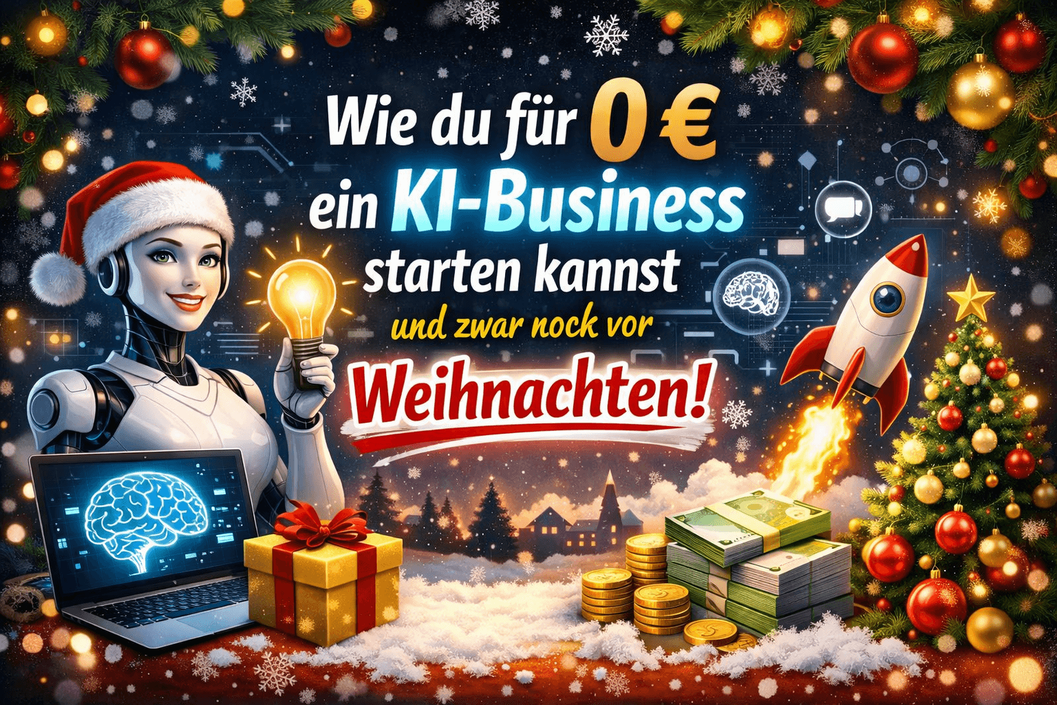 Wie du für 0 € ein KI-Business starten kannst und zwar noch vor Weihnachten