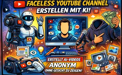 Faceless YouTube Channel erstellen mit KI