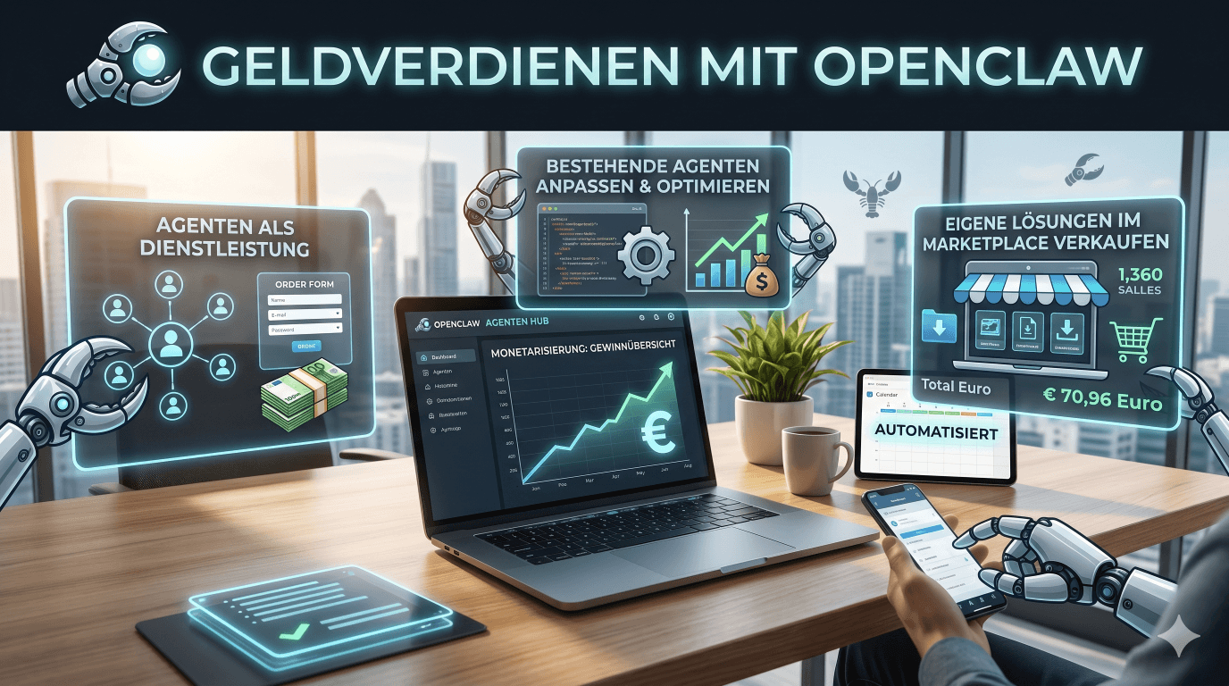 11 unglaubliche Möglichkeiten zum Geld verdienen mit OpenClaw