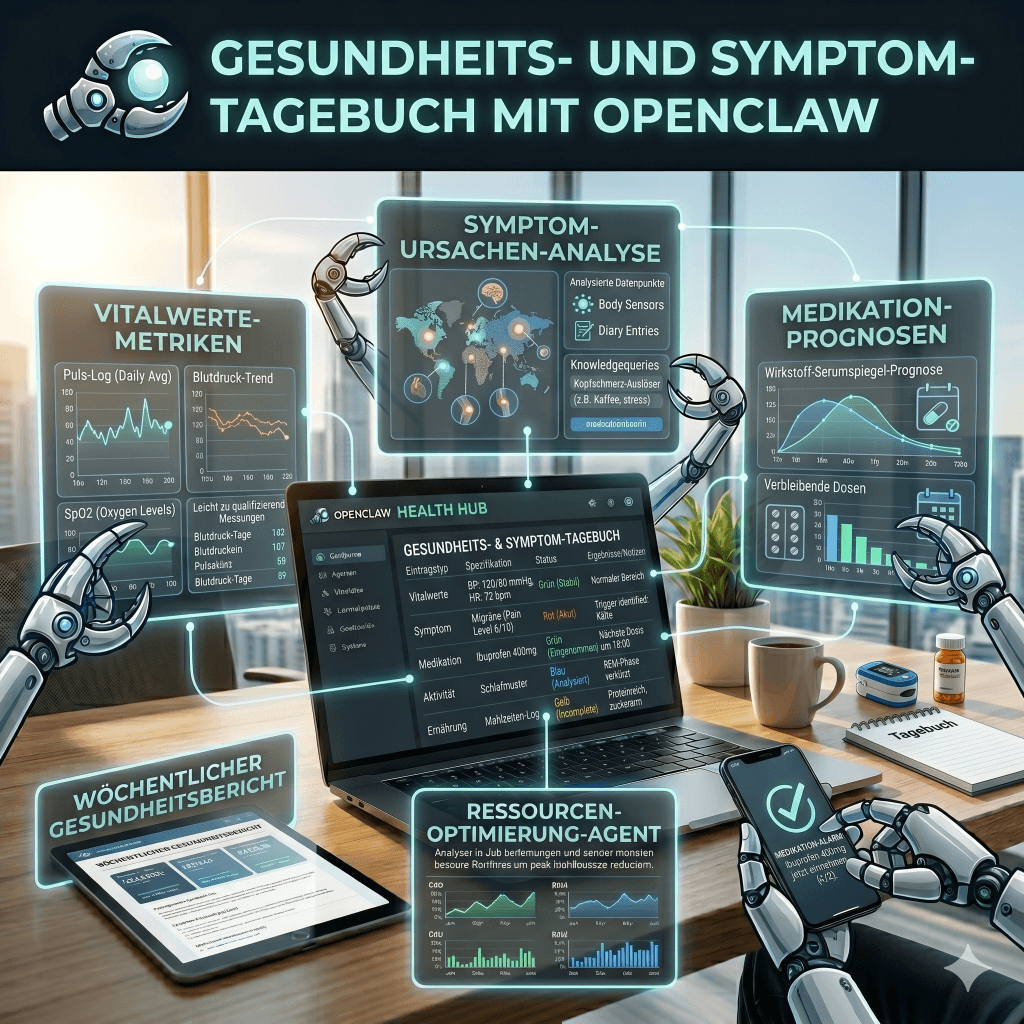 Gesundheits- und Symptom Tagebuch mit OpenClaw