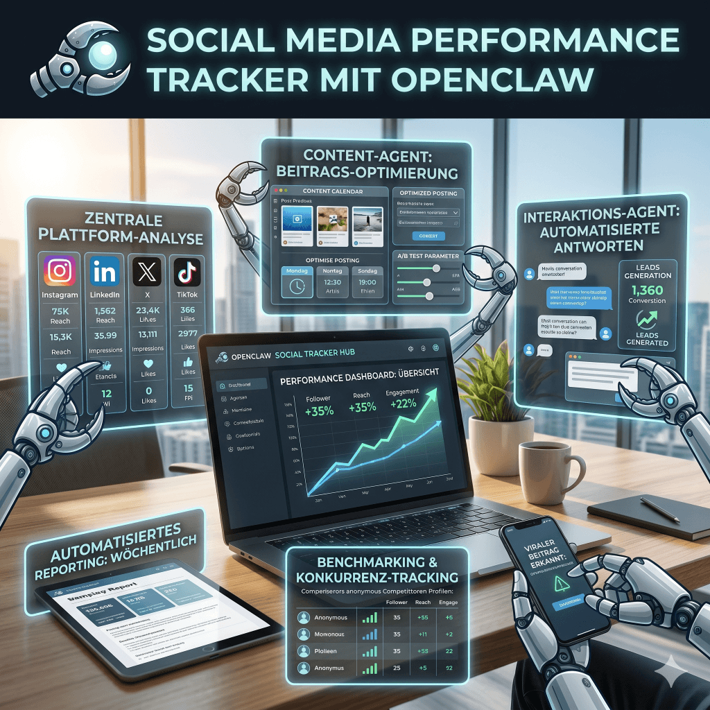Social Media Performance Tracker mit OpenClaw
