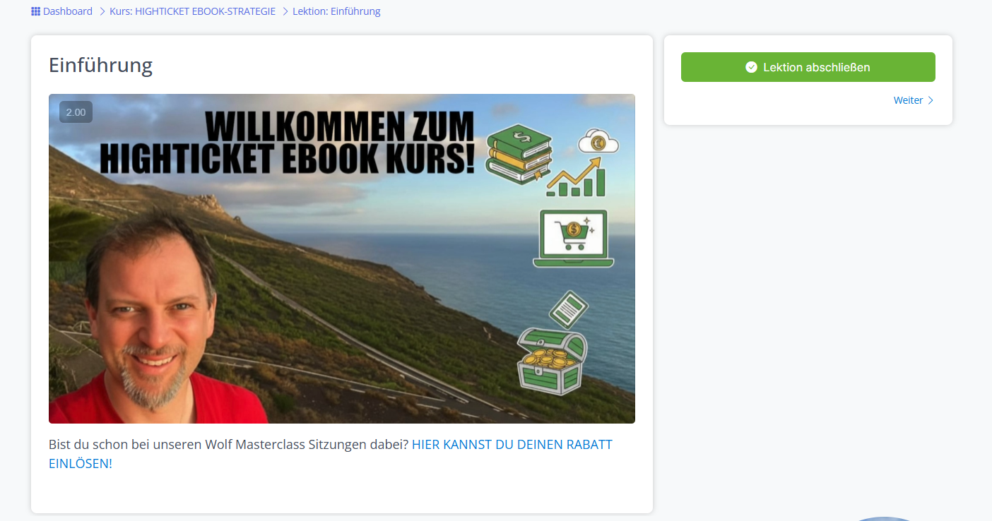 Highticket Ebook Strategie von Wolfgang Mayr: Lohnt sich der Kurs 2026? (Meine Erfahrungen)